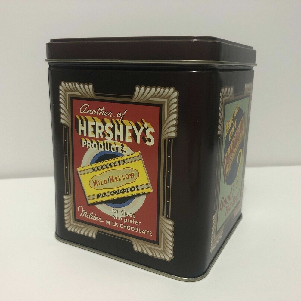 Hershey‎ 1997 Millennium Series Canister #2 Vintage Tin Box with Lid ##